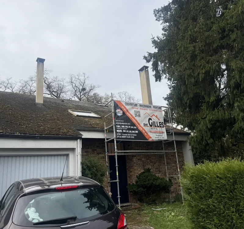 Remplacement Velux sur tuile ardoise Monsoult Monsoult - detail