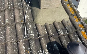 Reprise pied de cheminée Auvers-sur-Oise 95430