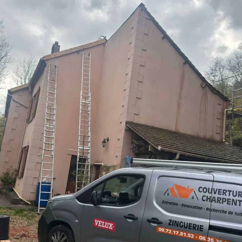 Installation rives en zinc Herblay Herblay-Sur-Seine 95220 - finitions