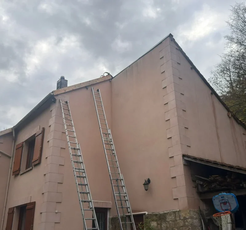 Installation rives en zinc Herblay a Herblay-Sur-Seine 95220 - realisation