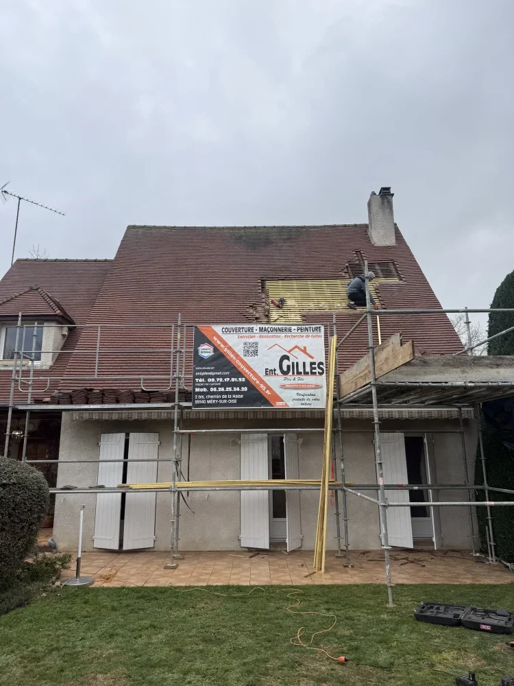 Liteaux tuile plate & isolation sous Verneuil-sur-Seine 78480 - photo 7