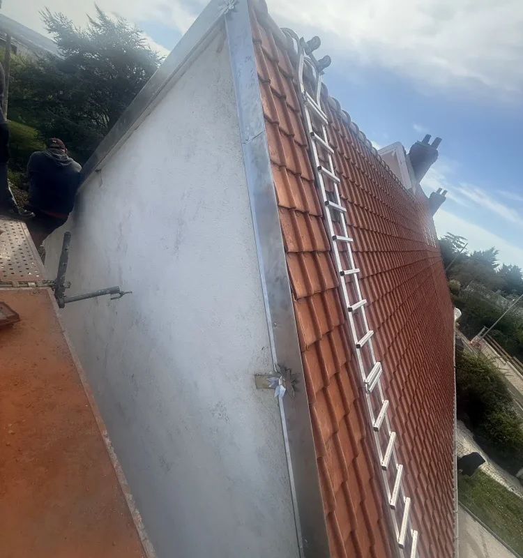 Création rive en zinc et couloir en zinc Frépillon a Frépillon 95740 - vue generale